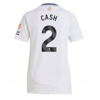 Camiseta Aston Villa Matty Cash #2 Visitante Equipación para mujer 2024-25 manga corta